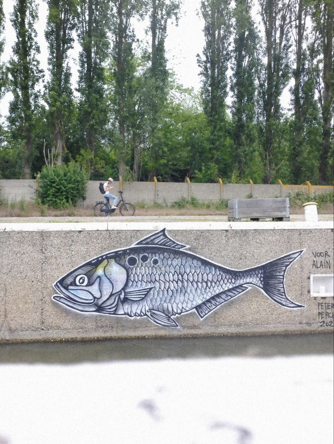 Example hand-painted mural